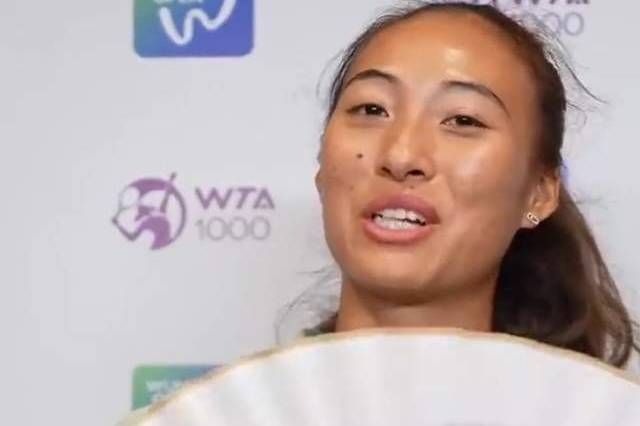 郑钦文:想带拉杜卡努去武汉过早 因为她算半个中国人还蛮有意思的